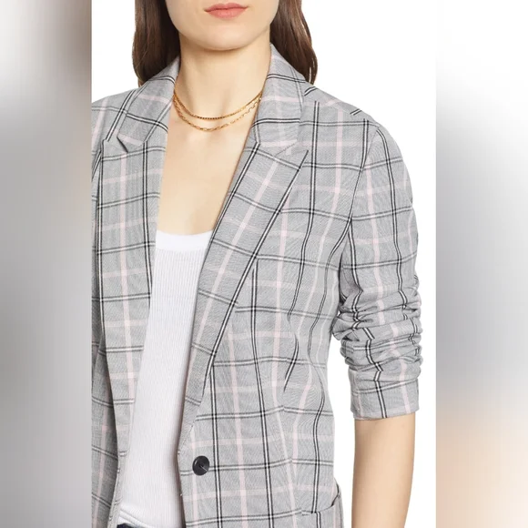 SALE! Treasure & Bond Plaid Blazer - Picture 2 of 8